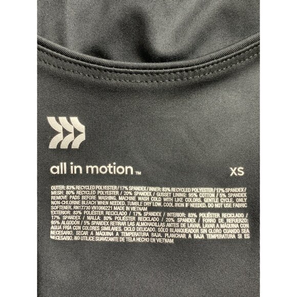 All In Motion Womens Black Activewear Knit Halter Dress Built-In Short Size XS - Picture 11 of 15